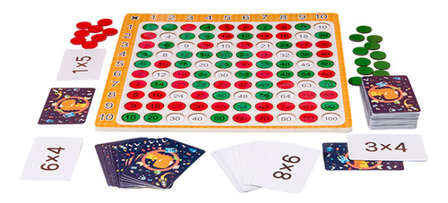 Jogo De Tabuleiro De Mesa De Matemática 99 Tabela De